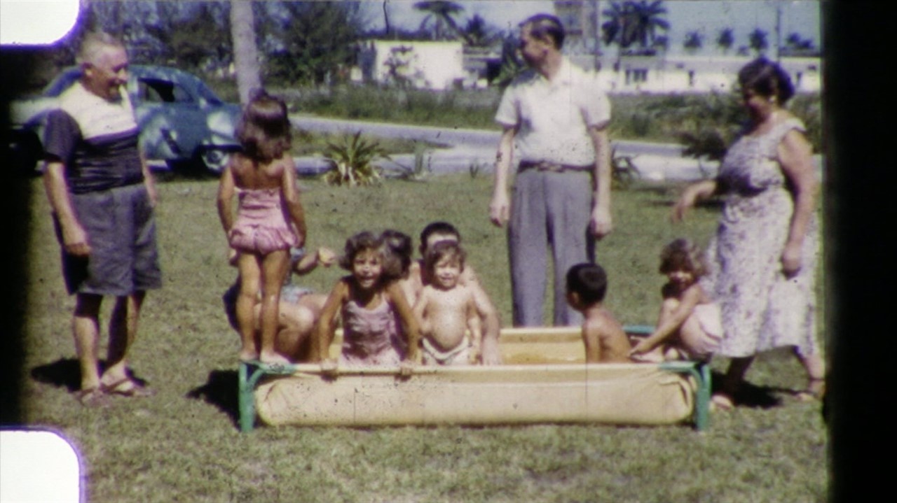 Photograph of children in a wading pool