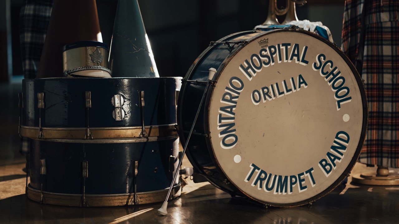 Drums from a school band